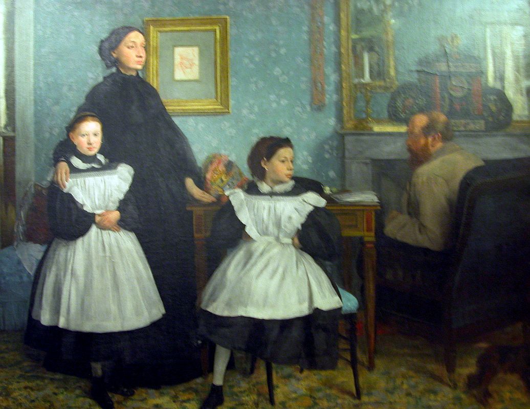 Paris Musee D'Orsay Edgar Degas 1858-67 The Bellelli Family 